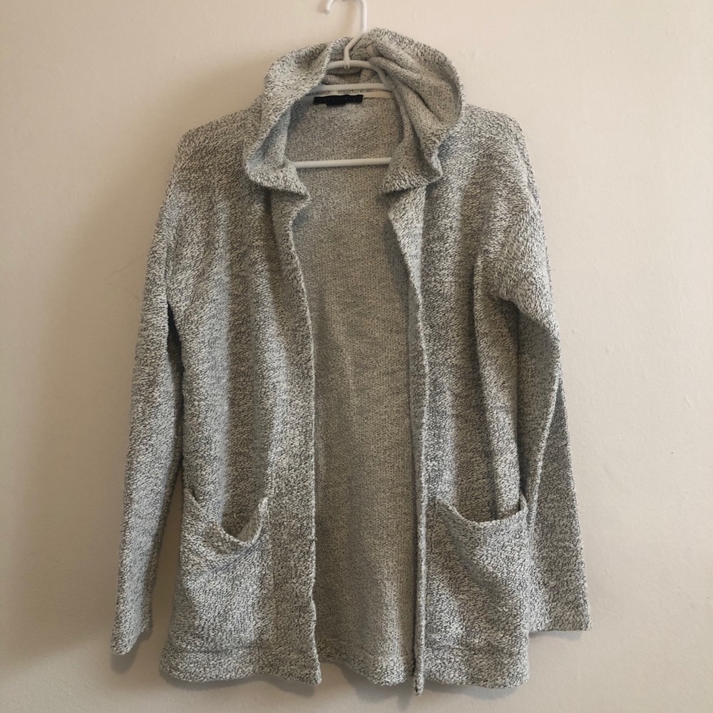 Light grey hooded sweater